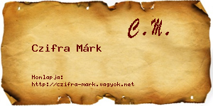 Czifra Márk névjegykártya